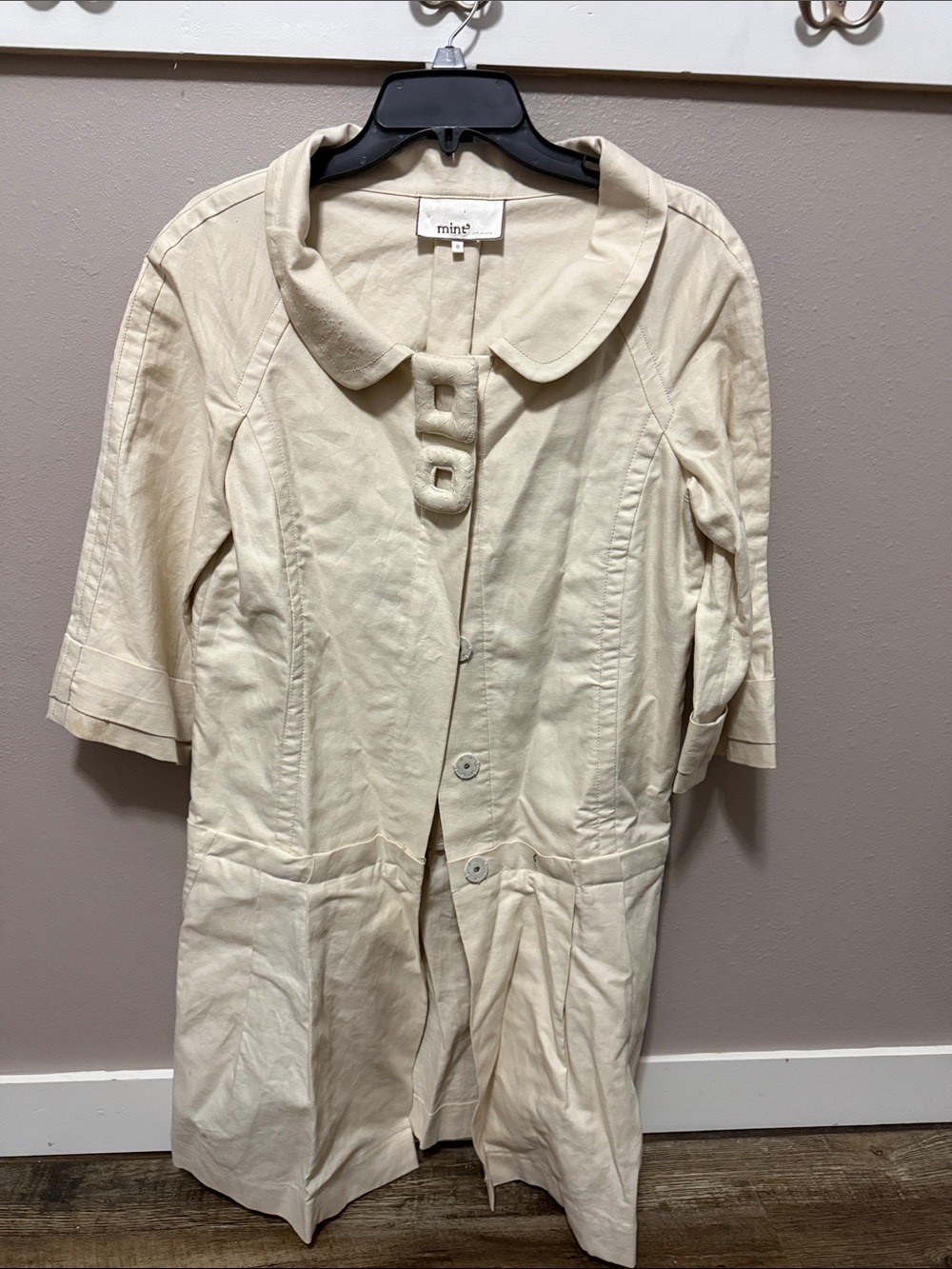 Mint Jodi Arnold Blend Short-Sleeve Coat